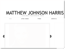 Tablet Screenshot of matthewjohnwilson.com